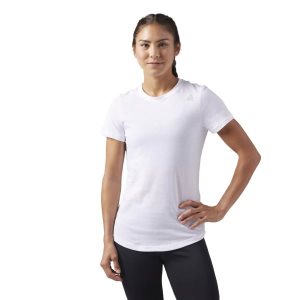 Reebok Training Essentials T Shirt Damen - Weiß - DE 742-IPQ